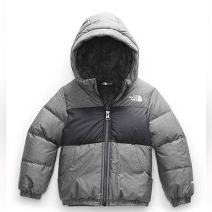 The North Face Moondoggy 550 Down Baby Puffer Jacket Coat Gray 3–6M